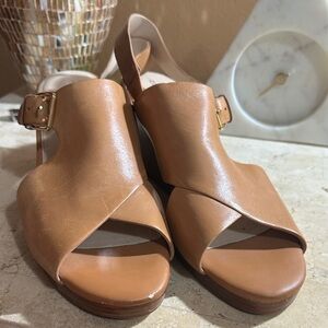 Cole Haan Tan Leather Sandals